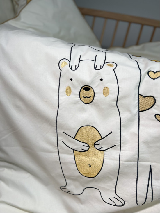 Giraffe дитяча постіль айворі 