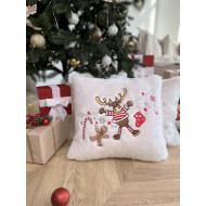 Snow Deer декоративна подушка
