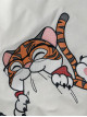 Дитяча постіль з вишивкою Tiger з ранфорсу айворі