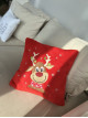 Deer in red декоративна подушка 