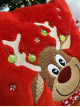 Deer in red декоративна подушка 