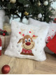 Deer in white декоративна подушка