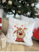 Deer in white декоративна подушка