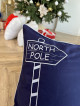 North pole з темно-синього ранфорсу