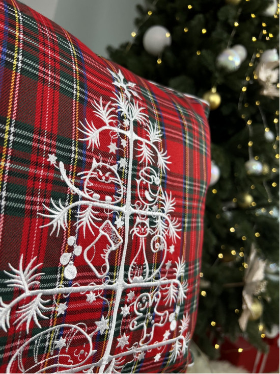 Christmas tree декоратинва подушка