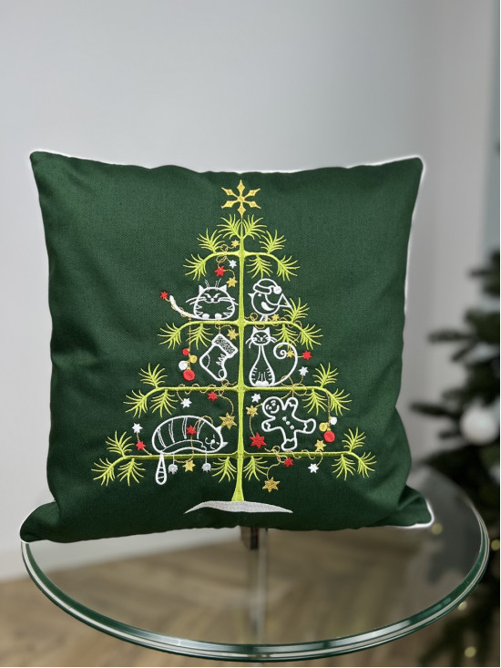 Christmas tree декоратинва подушка
