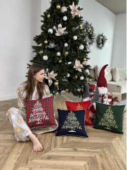 Christmas tree декоратинва подушка